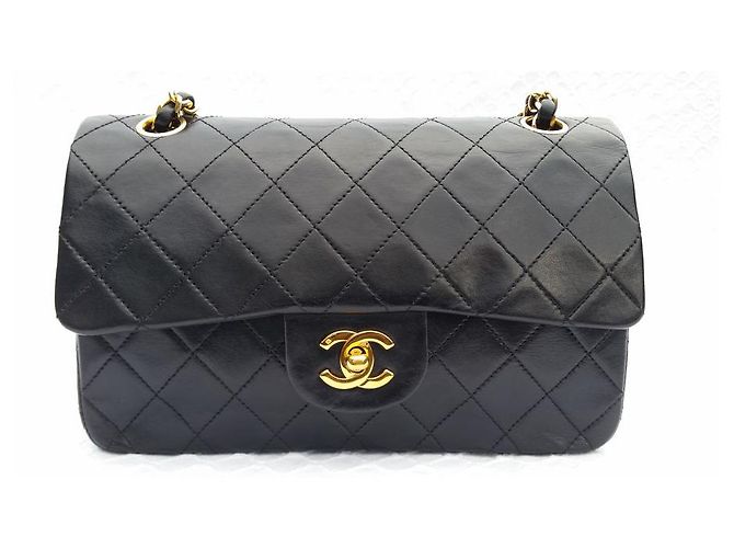 Matelasse classico di Chanel 2.55 Flap Bag rivestito Nero - vista 2