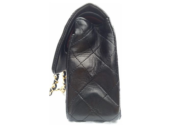 Matelasse classico di Chanel 2.55 Flap Bag rivestito Nero - vista 5