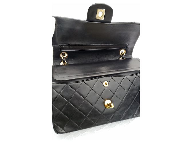 Matelasse classico di Chanel 2.55 Flap Bag rivestito Nero - vista 8
