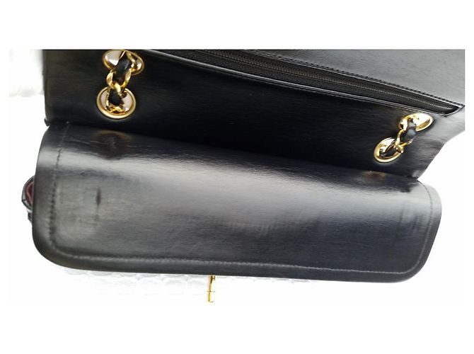 Matelasse classico di Chanel 2.55 Flap Bag rivestito Nero - vista 9