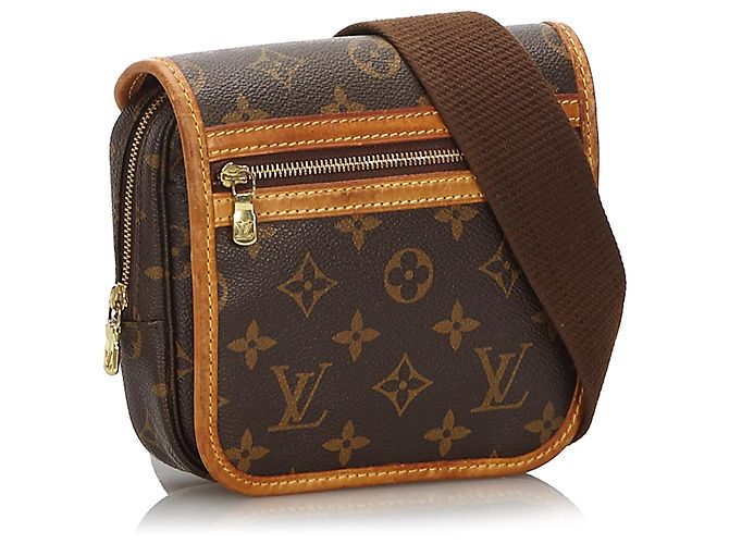 Cintura Louis Vuitton Marrone con monogramma Bosphore - vista 2
