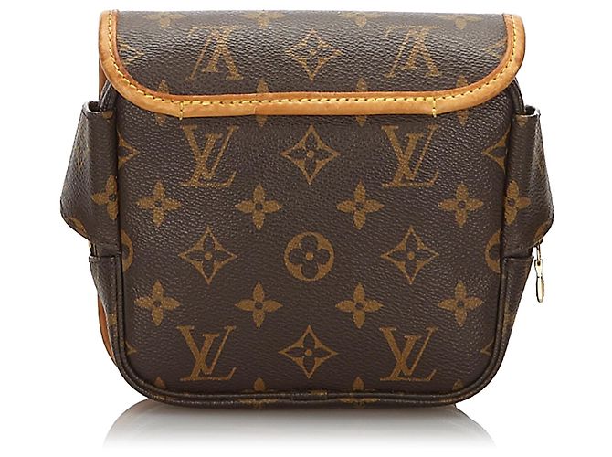 Cintura Louis Vuitton Marrone con monogramma Bosphore - vista 3