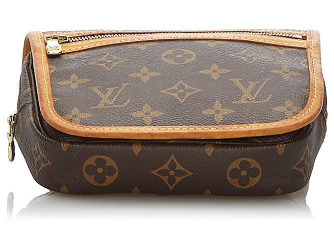 Cintura Louis Vuitton Marrone con monogramma Bosphore - vista 4