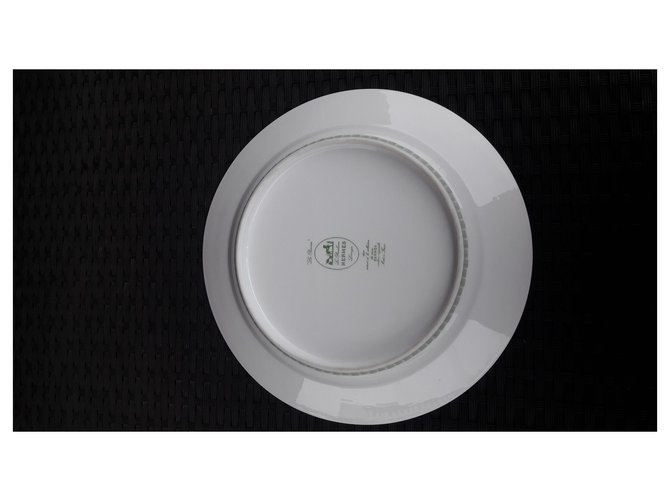 Hermès Peonies porcelain dish white - view 2