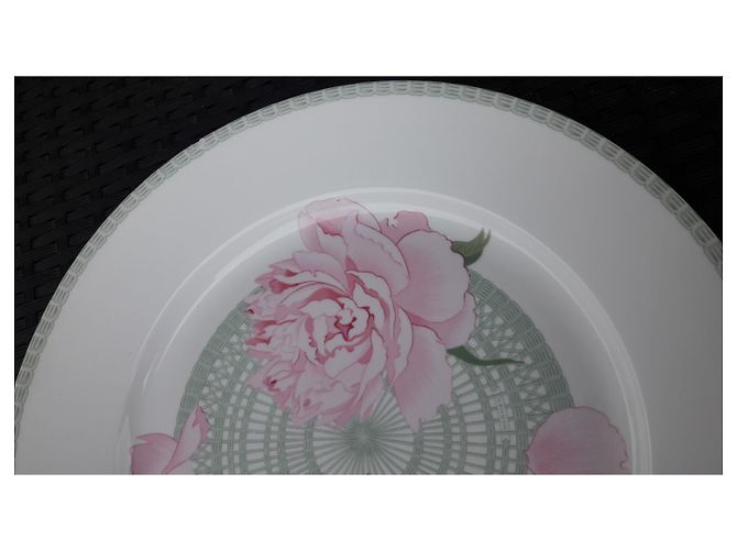 Hermès Peonies porcelain dish white - view 5
