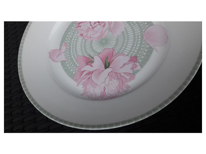 Hermès Peonies porcelain dish white - view 6