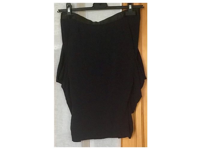 Falda tulipán Donna Karan negra de modal Negro - vista 3
