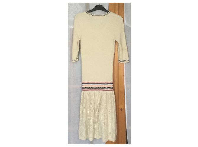 Vestido de algodón Isabel Marant Etoile Eggshell Blanco roto - vista 4