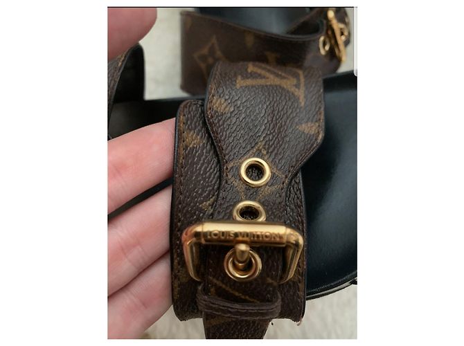 Louis Vuitton Sandalen Braun - Ansicht 3