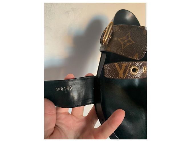 Louis Vuitton Sandalen Braun - Ansicht 4