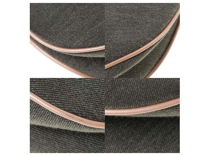 Christian Dior Bolsa Dior Saddle em denim azul e couro rosa em muito bom estado! - vista 10