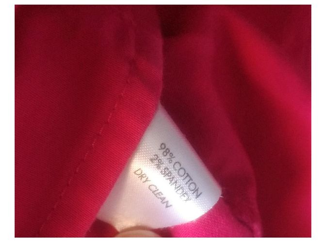 Calvin Klein Fuchsia Bluse mit glänzenden Kunstdiamantknöpfen Fuschia - Ansicht 9