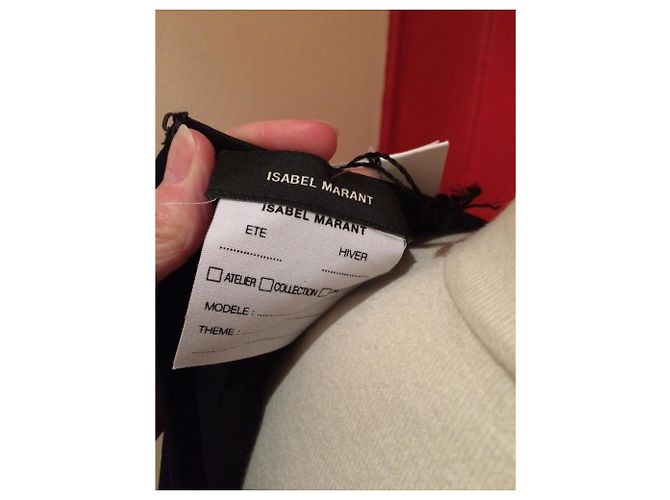 Isabel Marant Schwarzes Viscose Top Grösse 38 - Ansicht 4