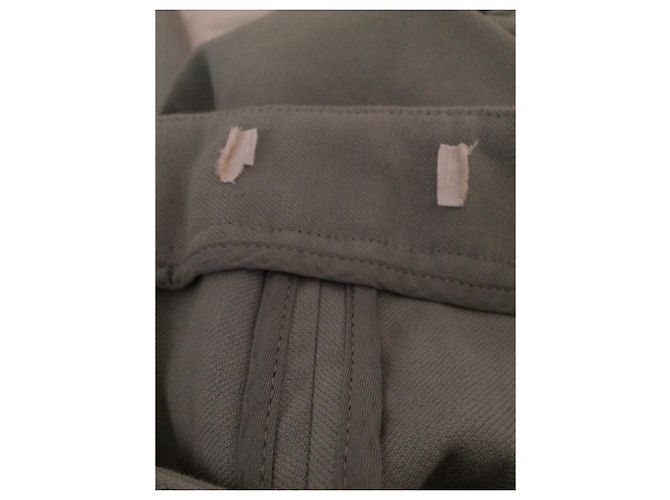 Pantalones Chloé de cintura alta en algodón azul gris Azul claro - vista 8