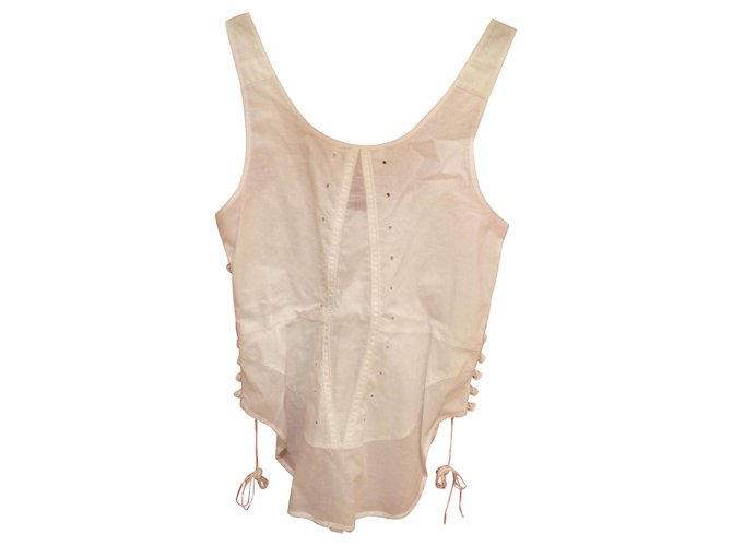 Top Chloé de algodón blanco talla 36 - vista 2