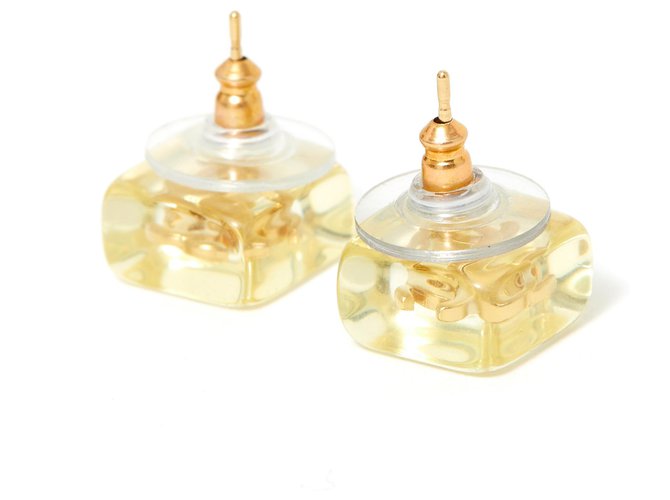 Chanel MINI CUADRADO CC Dorado - vista 3
