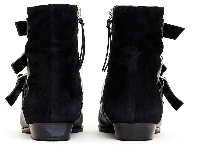 Stivaletti Isabel Marant Rowi in pelle nera 38 Nero - vista 4