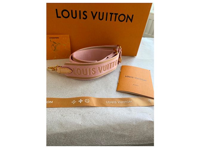 Louis Vuitton Tracolla per chitarra rosa - vista 2