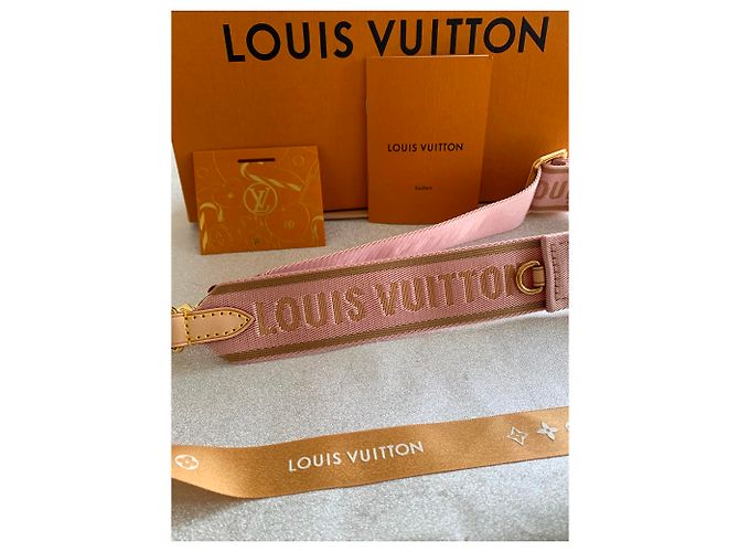Louis Vuitton Tracolla per chitarra rosa - vista 4