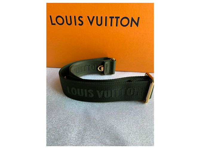 Louis Vuitton Tracolla per chitarra verde - vista 2