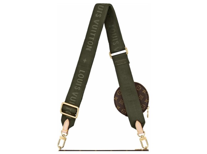 Louis Vuitton Guitar strap green ref.168912 Joli Closet