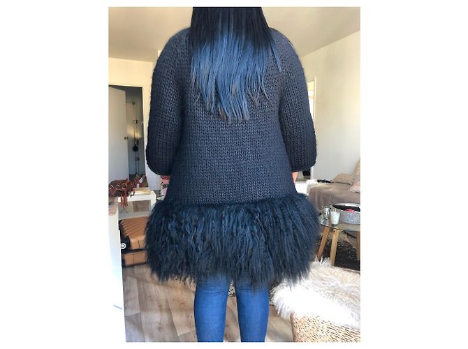 Red Valentino Wollmantel schwarz - Ansicht 2
