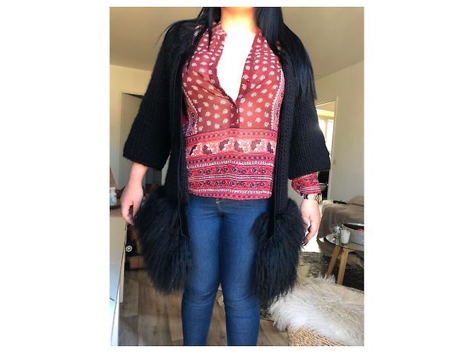 Red Valentino Wollmantel schwarz - Ansicht 4