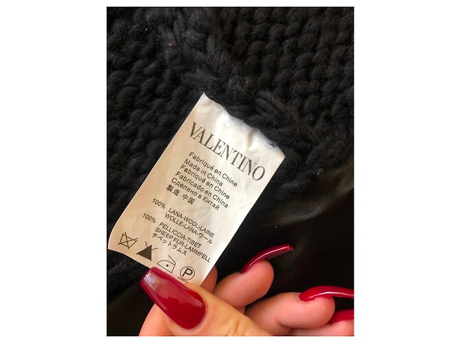 Red Valentino Wollmantel schwarz - Ansicht 6