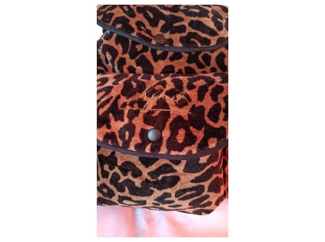Zaino Sonia Rykiel Leopardato in Velluto Stampa leopardo - vista 7