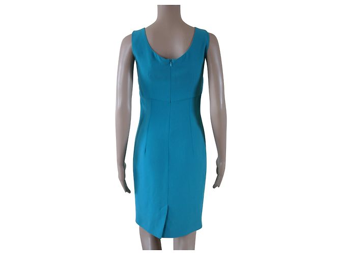 Max Mara Kleid aus blauer Seide - Ansicht 2