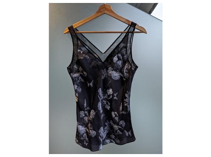 Ted Baker T-Shirt Größe 2 Schwarz Blau Marineblau - Ansicht 2