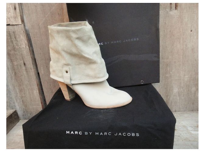 Botas Marc by Marc Jacobs p 38,5, convertible para arrancar Blanco roto - vista 2