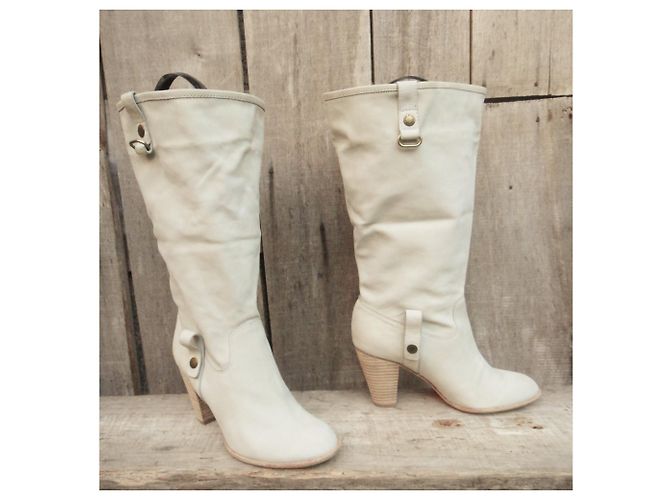Botas Marc by Marc Jacobs p 38,5, convertible para arrancar Blanco roto - vista 8