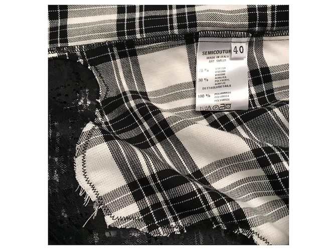 Autre Marque SEMICOUTURE Kleid aus Viskose und Acryl Größe 40 - Ansicht 7