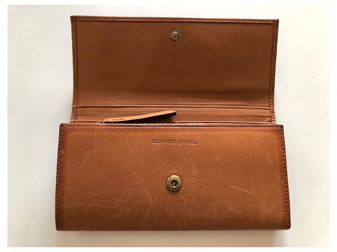 Gerard Darel Leder Geldbörse Cognac - Ansicht 3