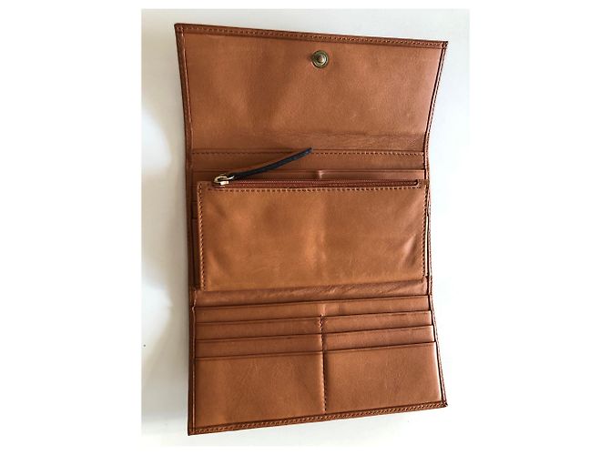 Gerard Darel Leder Geldbörse Cognac - Ansicht 4
