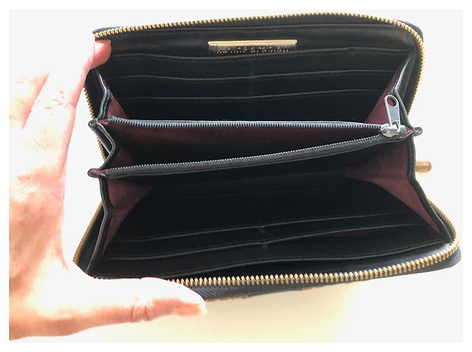 Karine Arabian Python Geldbörse Schwarz Exotisches Leder - Ansicht 3