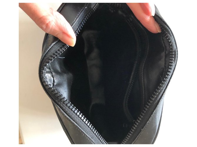 Borsa Céline in pelle nera Nero - vista 4