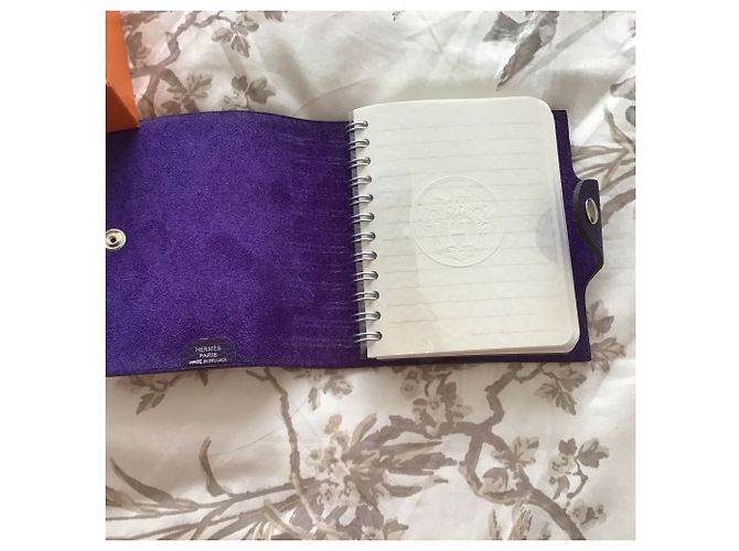 Hermès Ulysse PM Notizbuch Lila - Ansicht 2
