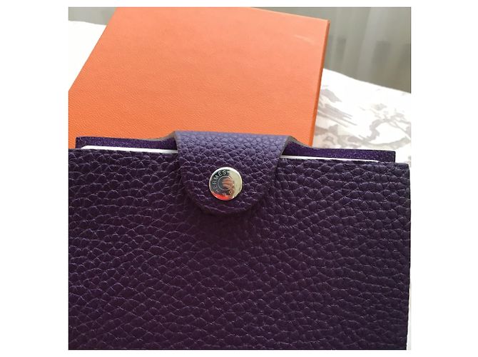 Hermès Ulysse PM Notizbuch Lila - Ansicht 3