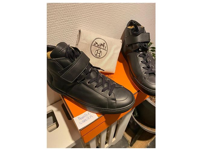 Baskets De Course Hermès Noires - Taille 38 (IT 38) Neuves Avec Boîte - Fabriqué En Italie