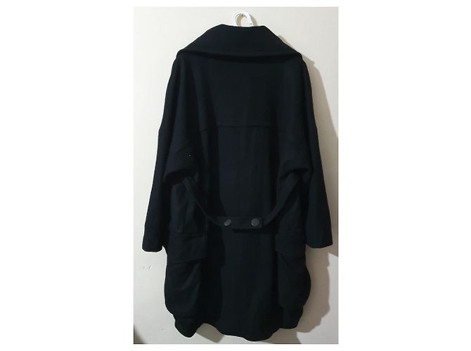 Abrigo negro Won Hundred de lana y cachemira XL - vista 6