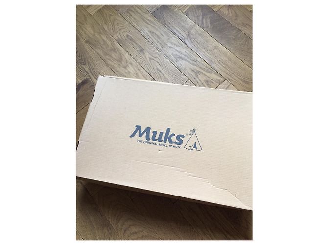 Autre Marque Botas de invierno Muks de piel y piel marrón Marrón oscuro - vista 3