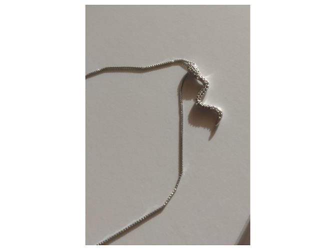 Splendida collana Swarovski con pendente a serpente Argento - vista 4