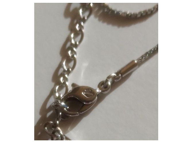 Splendida collana Swarovski con pendente a serpente Argento - vista 5