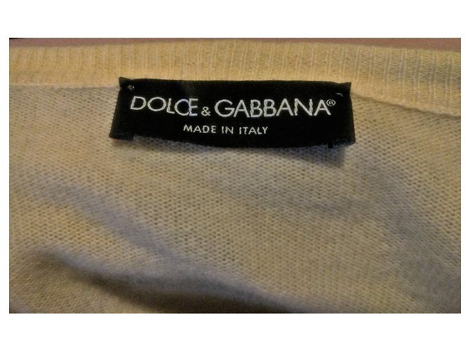 Dolce & Gabbana Einzigartige Vintage-Strickjacke mit Disney-Applikation Mehrfarben Creme - Ansicht 23