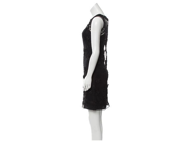 Alice by Temperley Schwarzes Spitzen Etuikleid - Ansicht 3