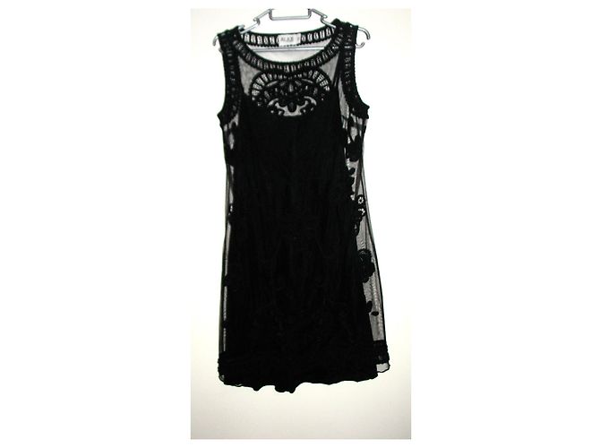 Alice by Temperley Schwarzes Spitzen Etuikleid - Ansicht 4
