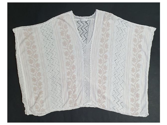 Jersey oversize Club Monaco blanco de algodón - vista 4