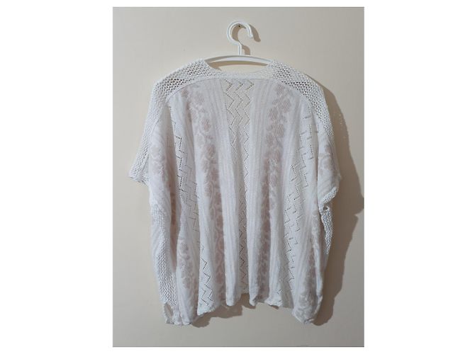 Jersey oversize Club Monaco blanco de algodón - vista 6